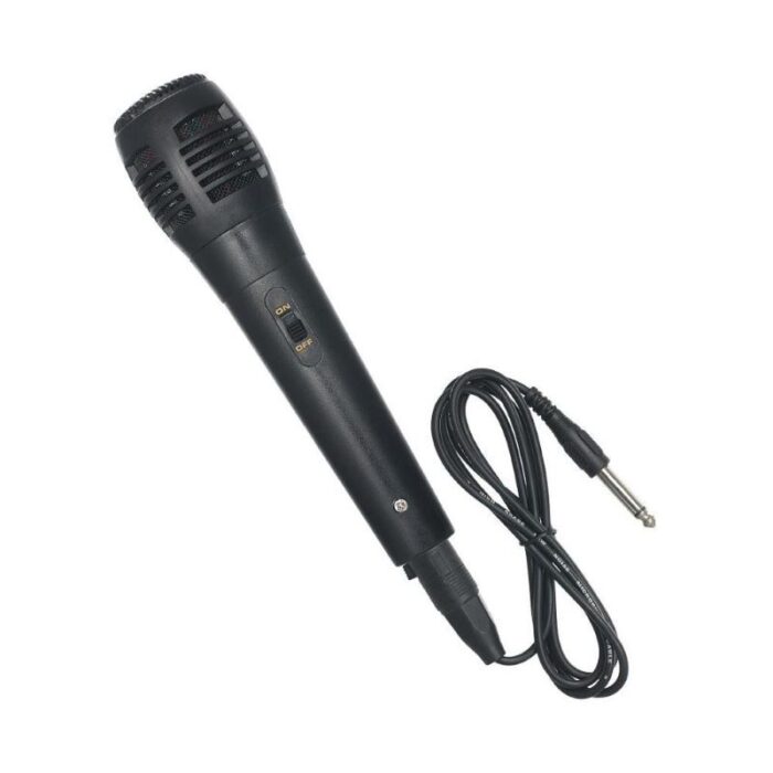 1033751890_67dc67e0614a0 ميكروفون ديناميكي، محمول باليد مع خاصية تشغيل / إيقاف، محول ستيريو بمقبس 6.5 ملم الى 3.5 ملم لمكبرات الصوت- طول 3 متر - الصورة 1