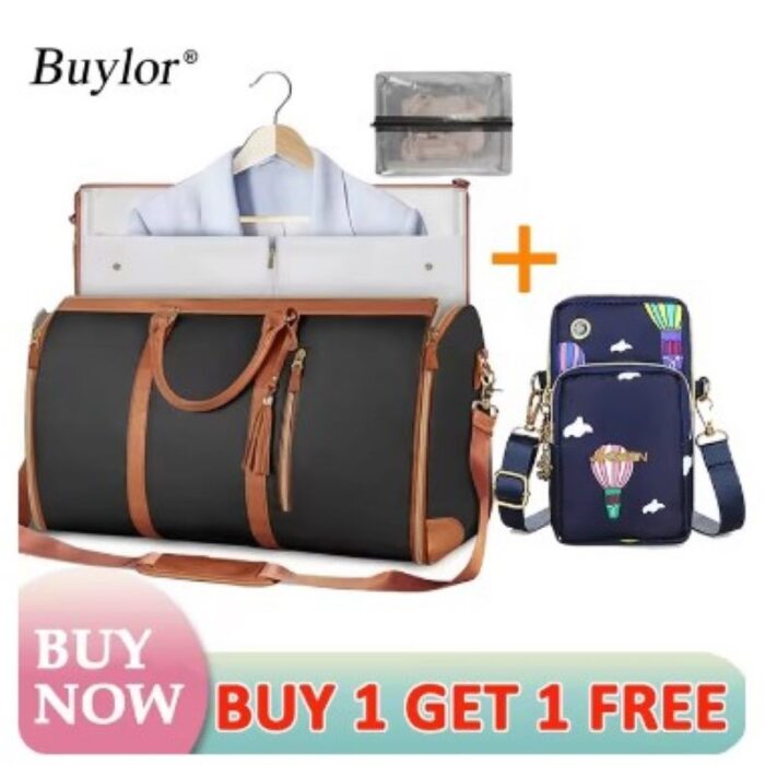 1033751891_67dc67e0e1814 حقيبة عصرية نسائية على شكل علاقة وشنتة للجلابيب والبدلات والاكسسورارت والاحذية مقاومة للماء مع هدية - حصريًا في مارت - الصورة 1