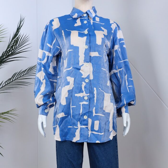 1033751987_67dc68ab62351 قميص بأكمام طويلة لون أزرق وأبيض - الصورة 1