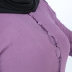 ⁦فستان بأزرار من الأعلى لون بنفسجي⁩ - الصورة ⁦6⁩