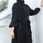 ⁦فستان للنساء لون أسود⁩ - الصورة ⁦7⁩