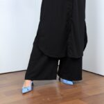 ⁦طقم شرعي قطعتين قميص وبنطال لون أسود⁩ - الصورة ⁦4⁩