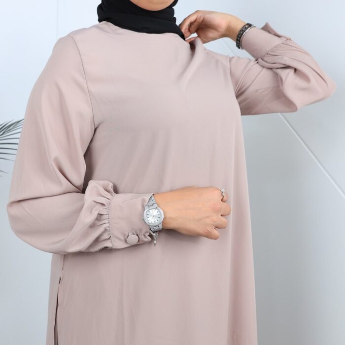 ⁦طقم شرعي قطعتين لون بيج⁩ - الصورة ⁦8⁩