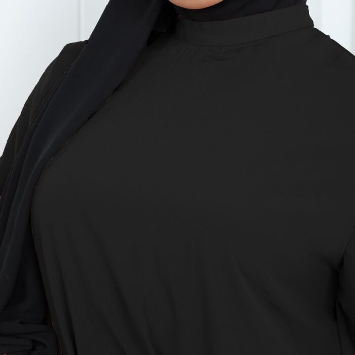 ⁦طقم شرعي قطعتين لون أسود⁩ - الصورة ⁦5⁩