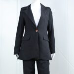 طقم رسمي قطعتين لون أسود