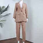 ⁦طقم رسمي قطعتين لون بيج⁩ - الصورة ⁦8⁩