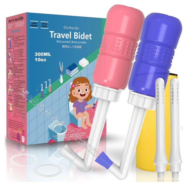 ⁦شطاف يدوي بلاستيك محمول (قطعتين)⁩ - الصورة ⁦1⁩