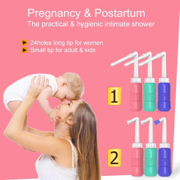 ⁦شطاف يدوي بلاستيك محمول (قطعتين)⁩ - الصورة ⁦2⁩