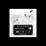 سماعات ايربود مع شاشه لمس لون ابيض