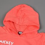 ⁦طقم (بلوزة كم بطاقية مع بنطلون) بتصميم رسوم ميكي ماوس للأطفال لون زهري وأسود⁩ - الصورة ⁦4⁩