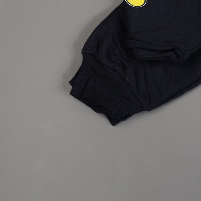 ⁦طقم (بلوزة كم بطاقية مع بنطلون) بتصميم رسوم ميكي ماوس للأطفال لون زهري وأسود⁩ - الصورة ⁦7⁩