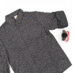 ⁦قميص قبة منقط للأطفال لون اسود⁩ - الصورة ⁦3⁩