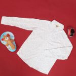 ⁦قميص قبة منقط للأطفال لون ابيض⁩ - الصورة ⁦5⁩