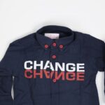 ⁦قميص بتصميم قبة وطباعة للأطفال لون كحلي⁩ - الصورة ⁦4⁩