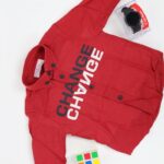 ⁦قميص بتصميم قبة وطباعة للأطفال لون خمري⁩ - الصورة ⁦5⁩