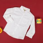 ⁦قميص بدون قبه للأطفال لون ابيض⁩ - الصورة ⁦2⁩