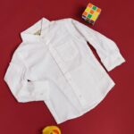 ⁦قميص بدون قبه للأطفال لون ابيض⁩ - الصورة ⁦3⁩