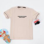 ⁦بلوزة ربس للأطفال لون بيج⁩ - الصورة ⁦2⁩