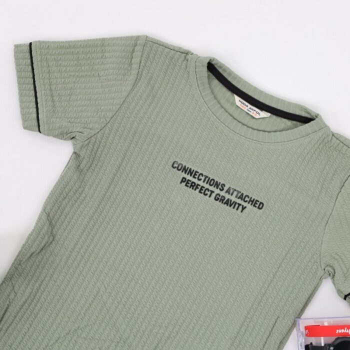 ⁦بلوزة ربس للأطفال لون فستقي⁩ - الصورة ⁦3⁩