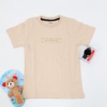 ⁦بلوزة تصميم قبة مدور للأطفال لون بيج⁩ - الصورة ⁦3⁩