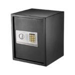 ⁦خزنة معدنية مع رقم سري ومفتاح مقاس ( 51.5*32.5*37 سم ) لون أبيض⁩ - الصورة ⁦2⁩