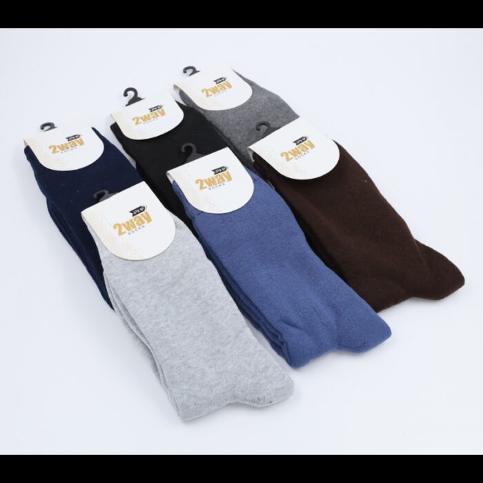 1033752243_67dc6c189332f جوارب تو ويي (6 أزواج) للرجال بألوان متعددة - الصورة 1
