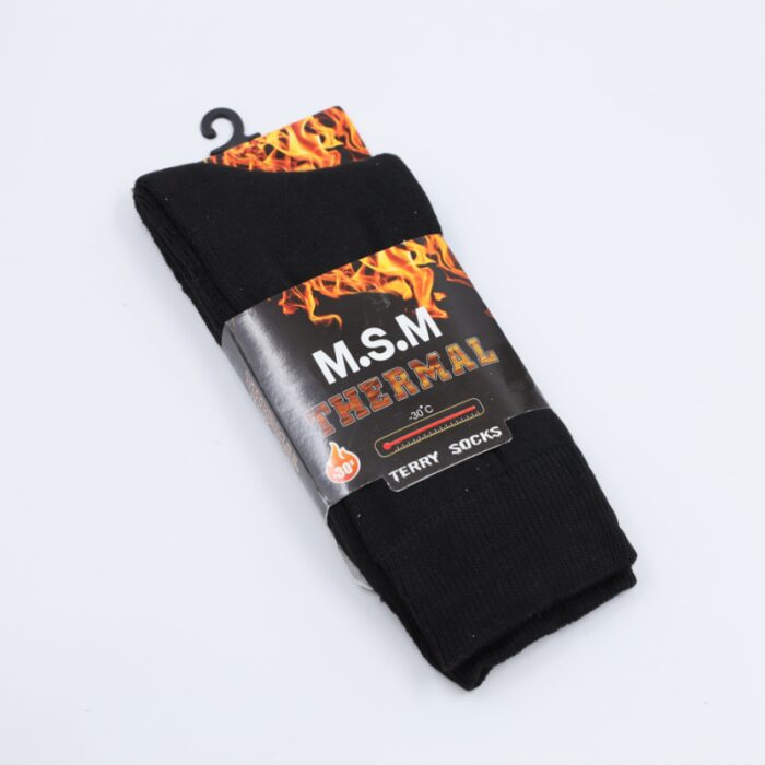 ⁦جوارب ثيرمال قطن (6 أزواج) للرجال بألوان متعددة⁩ - الصورة ⁦4⁩