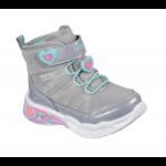 حذاء سكيتشرز اس لايت سويت هارت للأطفال لون سكني-Skechers S Lights: Sweetheart Lights - Love to Shine