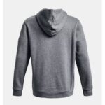 ⁦Under Armour Men's UA Icon Fleece Hoodie- هودي اندر ارمور ايكون فليس للرجال لون رمادي⁩ - الصورة ⁦5⁩