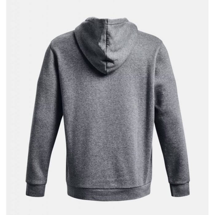 ⁦Under Armour Men's UA Icon Fleece Hoodie- هودي اندر ارمور ايكون فليس للرجال لون رمادي⁩ - الصورة ⁦5⁩