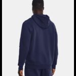 ⁦Under Armour Men's UA Icon Fleece Hoodie- هودي اندر ارمور ايكون فليس للرجال لون كحلي⁩ - الصورة ⁦2⁩