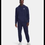 ⁦Under Armour Men's UA Icon Fleece Hoodie- هودي اندر ارمور ايكون فليس للرجال لون كحلي⁩ - الصورة ⁦3⁩