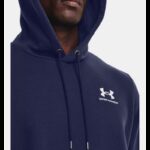 ⁦Under Armour Men's UA Icon Fleece Hoodie- هودي اندر ارمور ايكون فليس للرجال لون كحلي⁩ - الصورة ⁦4⁩