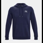 ⁦Under Armour Men's UA Icon Fleece Hoodie- هودي اندر ارمور ايكون فليس للرجال لون كحلي⁩ - الصورة ⁦5⁩