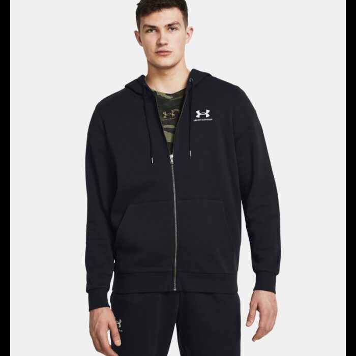 1033752269_67dc6c2ba5ae7 Under Armour Men's UA Icon Fleece Full-Zip Hoodie- جاكيت اندر ارمور ايكون فليس فل زيب للرجال لون كحلي - الصورة 1