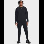 ⁦Under Armour Men's UA Rival Fleece Crew Shirt- تيشيرت اندر ارمور ايكون فليس للرجال لون أسود⁩ - الصورة ⁦3⁩