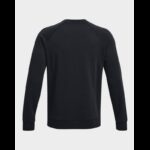 ⁦Under Armour Men's UA Rival Fleece Crew Shirt- تيشيرت اندر ارمور ايكون فليس للرجال لون أسود⁩ - الصورة ⁦5⁩