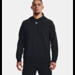Under Armour Men's UA Rival Fleece Hoodie- هودي اندر ارمور ريفال فليس للرجال لون أسود