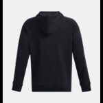 ⁦Under Armour Men's UA Rival Fleece Hoodie- هودي اندر ارمور ريفال فليس للرجال لون أسود⁩ - الصورة ⁦6⁩