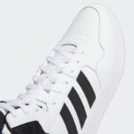 ⁦adidas Mens' Hoops 3.0 Mid Classic Vintage Shoes - White- حذاء اديداس هوبس 3.0 ميد كلاسيك للرجال لون ابيض⁩ - الصورة ⁦8⁩