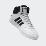 ⁦adidas Mens' Hoops 3.0 Mid Classic Vintage Shoes - White- حذاء اديداس هوبس 3.0 ميد كلاسيك للرجال لون ابيض⁩ - الصورة ⁦16⁩