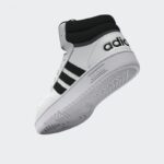 ⁦adidas Mens' Hoops 3.0 Mid Classic Vintage Shoes - White- حذاء اديداس هوبس 3.0 ميد كلاسيك للرجال لون ابيض⁩ - الصورة ⁦20⁩