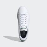 ⁦adidas Mens' Advantage 2.0 Shoes - White- حذاء اديداس أدفانتيج 2.0 للرجال لون ابيض⁩ - الصورة ⁦3⁩