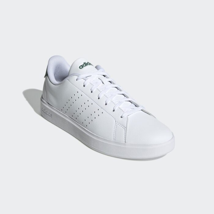 ⁦adidas Mens' Advantage 2.0 Shoes - White- حذاء اديداس أدفانتيج 2.0 للرجال لون ابيض⁩ - الصورة ⁦6⁩