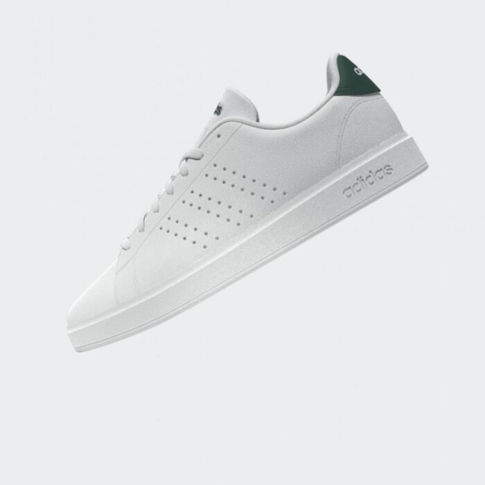 ⁦adidas Mens' Advantage 2.0 Shoes - White- حذاء اديداس أدفانتيج 2.0 للرجال لون ابيض⁩ - الصورة ⁦13⁩