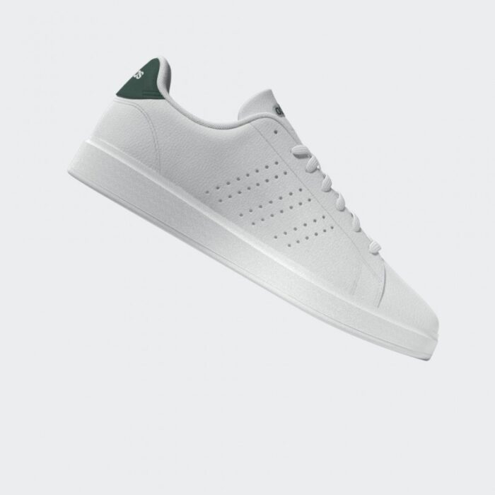 ⁦adidas Mens' Advantage 2.0 Shoes - White- حذاء اديداس أدفانتيج 2.0 للرجال لون ابيض⁩ - الصورة ⁦17⁩