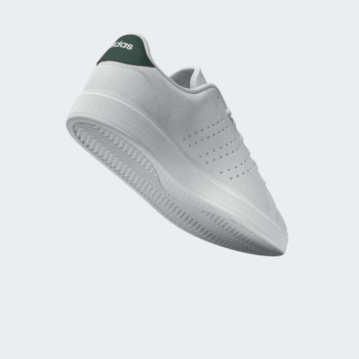⁦adidas Mens' Advantage 2.0 Shoes - White- حذاء اديداس أدفانتيج 2.0 للرجال لون ابيض⁩ - الصورة ⁦18⁩