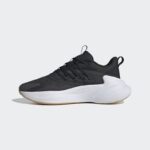 ⁦adidas Mens' Alphaboost V2 Shoes - Black- حذاء اديداس الفا بوست في 2 للرجال لون أسود ونعل أبيض⁩ - الصورة ⁦5⁩