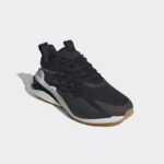 ⁦adidas Mens' Alphaboost V2 Shoes - Black- حذاء اديداس الفا بوست في 2 للرجال لون أسود ونعل أبيض⁩ - الصورة ⁦6⁩