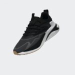 ⁦adidas Mens' Alphaboost V2 Shoes - Black- حذاء اديداس الفا بوست في 2 للرجال لون أسود ونعل أبيض⁩ - الصورة ⁦12⁩